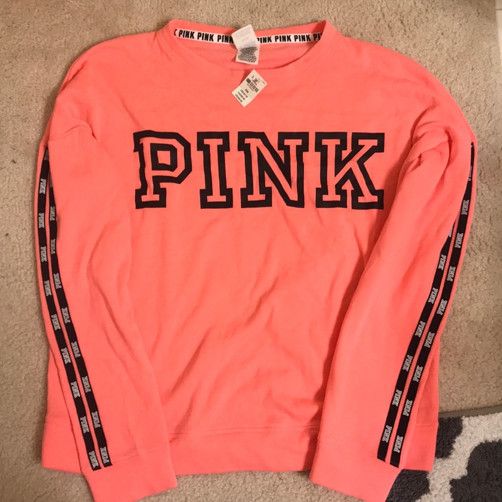 NWT 🏷🔥🔥🔥Victoria Secret PINK Fleece Crewneck